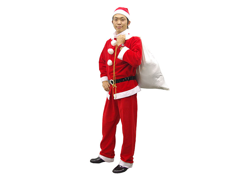 男性用サンタ衣装